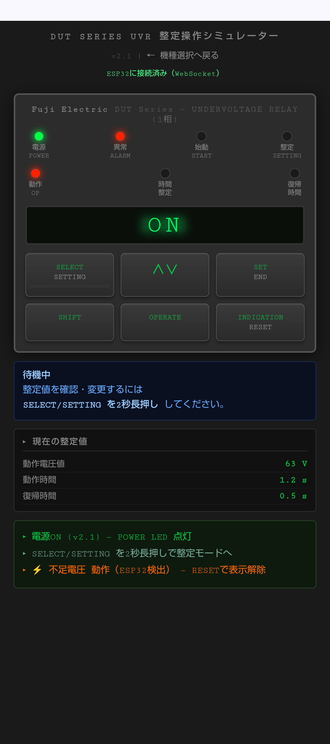 DUTシリーズ UVR